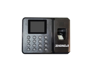 ZHONGJI 2 in 1 Time Clocks for Employees Small Business (Fingerprint + Password) Employee Clock in & Out Machine Attendance Punch Clock Recorder Tracker for Small Businesses & Offices